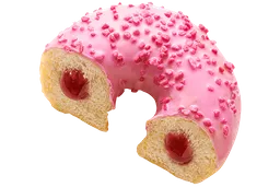 Donut Rellena Mermelada Frambuesa