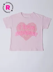 Polera Manga Corta Rosa 10