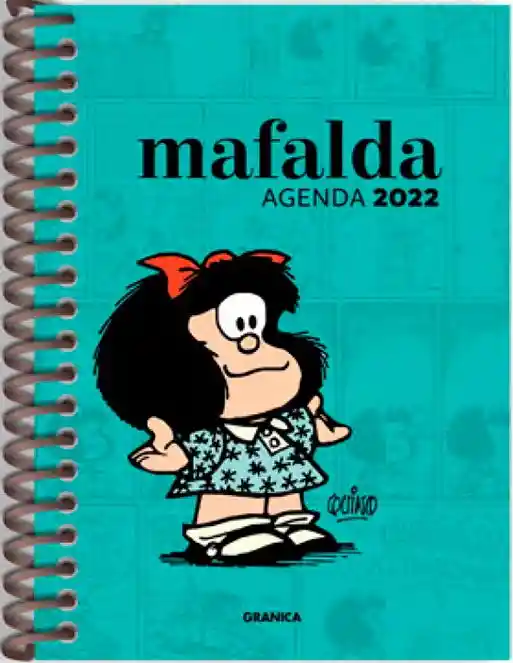 Agenda 2022 Mafalda Espiral Azul