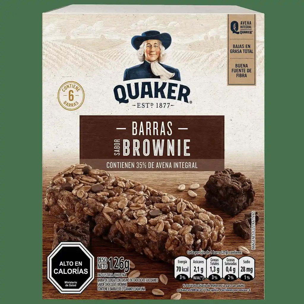 Quaker Barras de Brownie