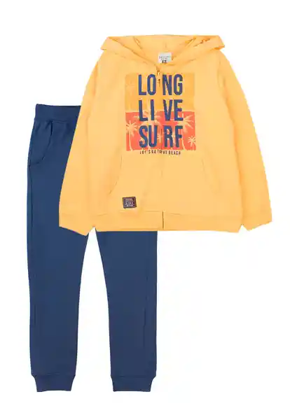 Buzo Day to Day Kids Naranjo Claro 04 734