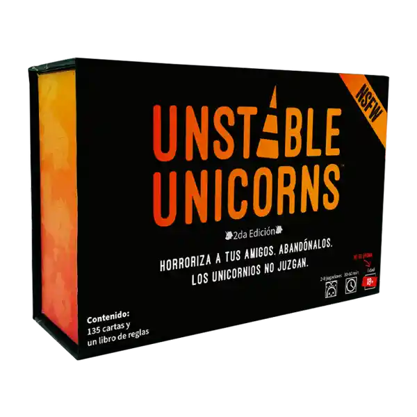 Unstable Unicorns Juego de Mesa Nsfw Español