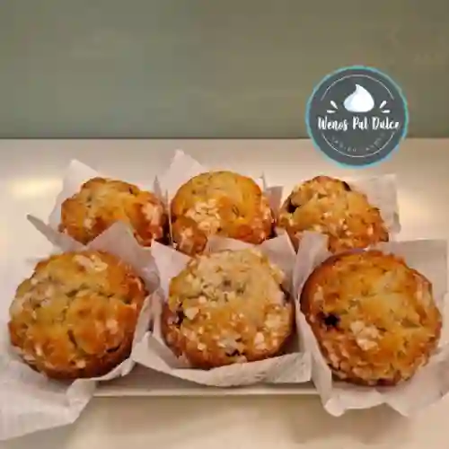 Muffin Relleno Cheescake Arándanos