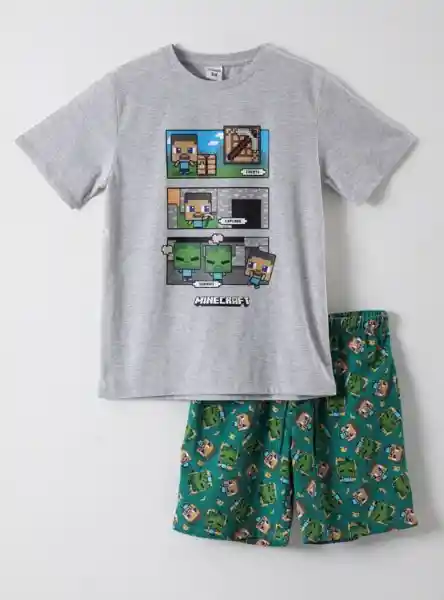 Minecraft Pijama no cc 308010865 Gris Claro 10 V24