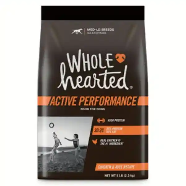 Wholehearted Alimento Perro Active Performance Pollo y Arroz