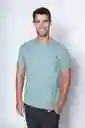 Polera Bio Bio Lt Turquoise Azul Talla L Nimtu
