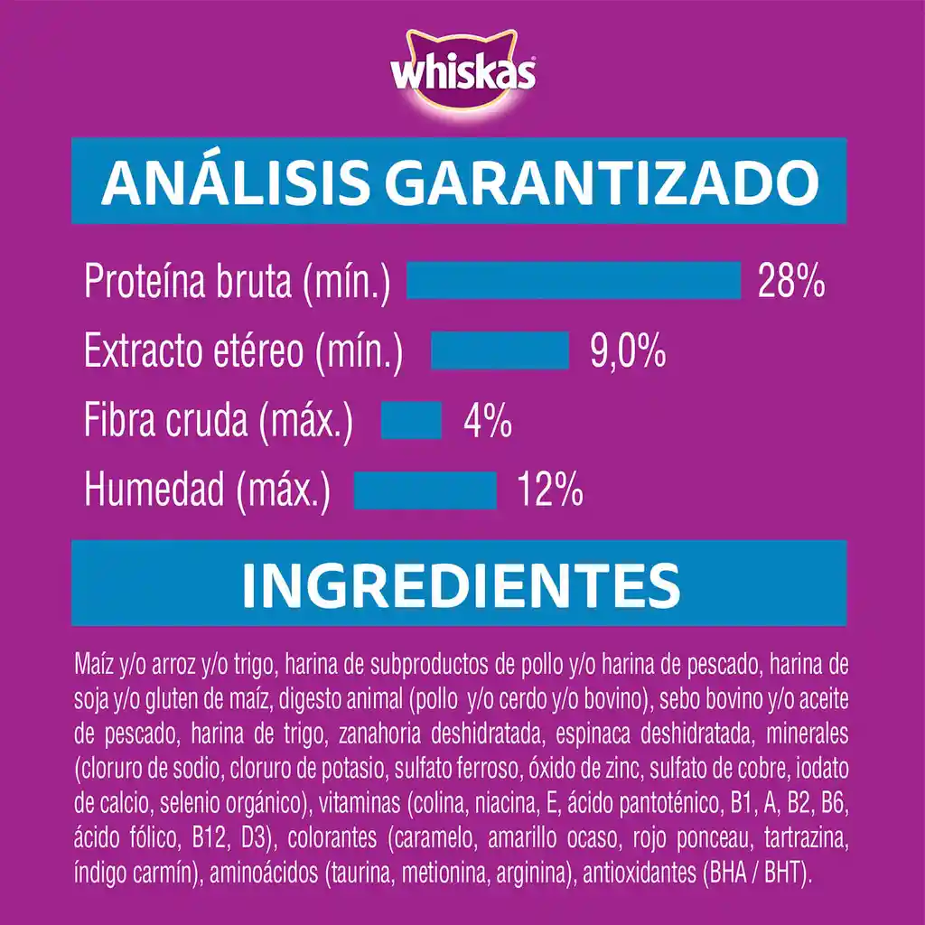 Whiskas Alimento Gato Pescado