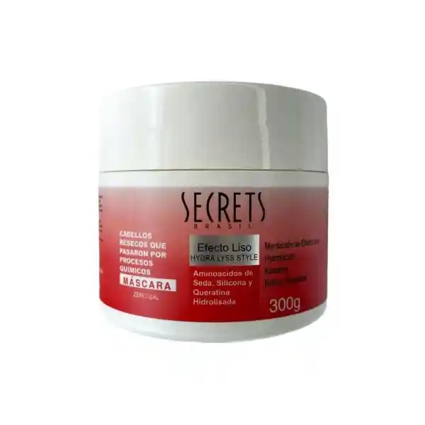 Secrets Brasil Máscara Capilar Efect Liso