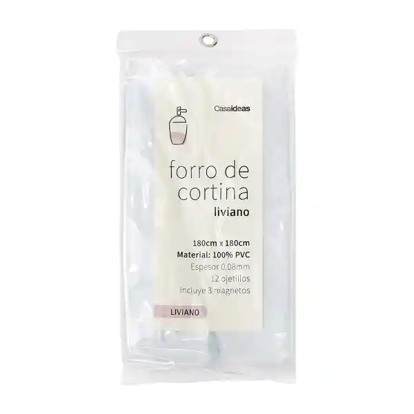 Forro Cortina Baño Plástico 2001000900114