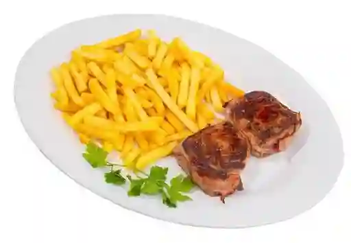 Lomo Al Tocino con Papas Fritas