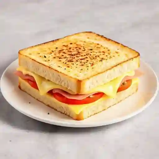 Sellado Queso Jamón Tomate Oregano