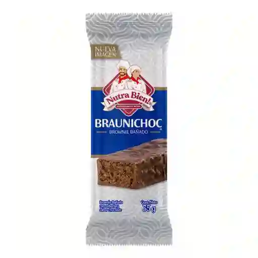 Nutra Bien Braunichoc Brownie Bañado en Chocolate