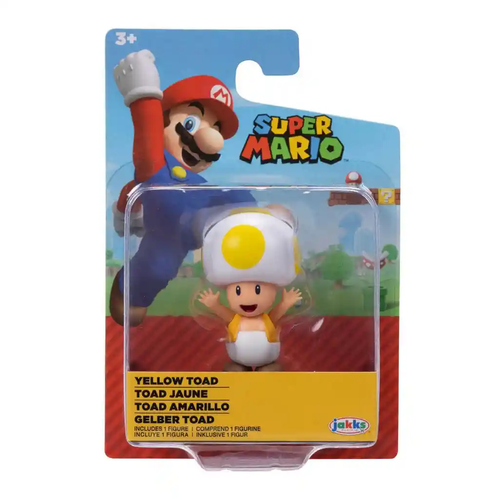 Jakks Super Mario Figura Articulada WAVE34 2.5"