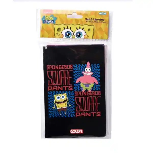 Colon Set Libreta Bob Esponja