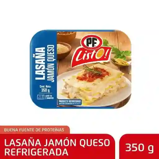 Pf Listo Lasaña Jamón Queso Ref