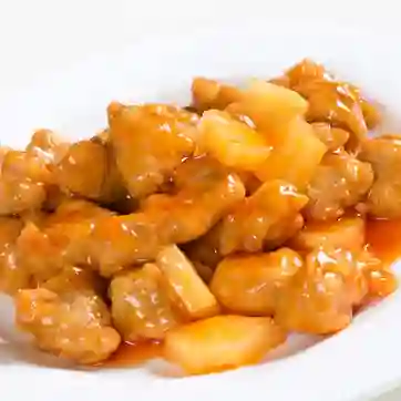 Pollo Chicharron con Tamarindo y Piña