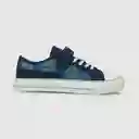 Zapatillas Urbana Estampada de Niño Azul Talla 31 Colloky