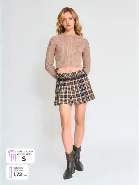 Index Falda Cort Acintu Cor P1 Café M S25