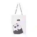 Miniso Bolsa de Compras Panda Blanco 34 70 - We Bare Bears