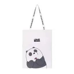 Miniso Bolsa de Compras Panda Blanco 34 70 - We Bare Bears