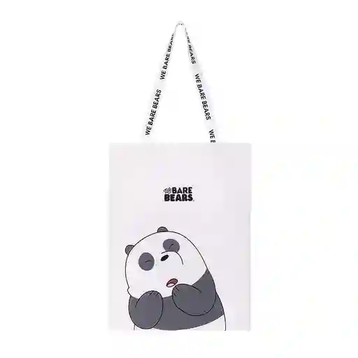 Miniso Bolsa de Compras Panda Blanco 34 70 - We Bare Bears