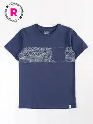 Cloudbreak Polera Manga Corta Basbol Azul 14 V26