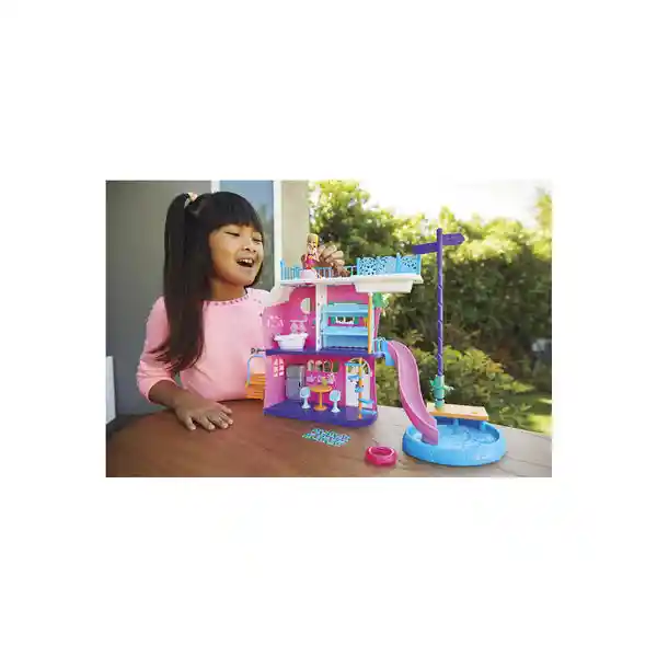 Mattel Casa De Muñeca Polly Pocket Casa Del Lago Accesorios 1 U