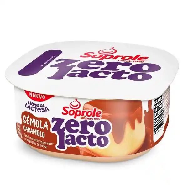Soprole Postre Sémola Caramelo Sin Lactosa