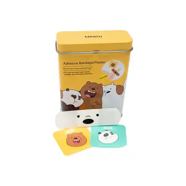 Miniso Banditas Adhesivas - We Bare Bears