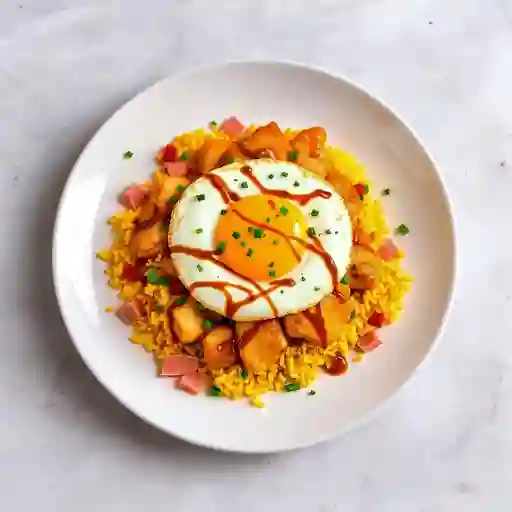 Pollo Agridulce con Arroz Especial