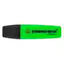 Stabilo Destacador Escritorio Punta Biselada Verde Fluorescente