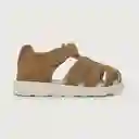 Sandalias Urbana Franciscana Velcro Niño Café Talla 19 Opaline