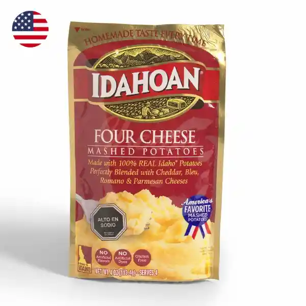 Idahoan Puré Instantáneo 4 Quesos