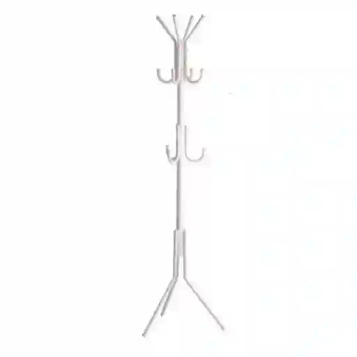Colgador Perchero Metálico Trípode Blanco 165cm X 42cm