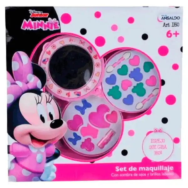 Minnie Juguete Circular Tres Pisos Cosméticos