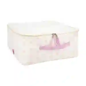Organizador de Tela Con Cierre Rosa 35 x 35 x 16 cm