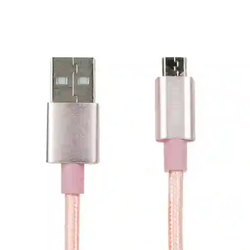 Cable de Carga Rápida y Datos Rosa Miniso