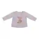 Polera Bebe Niña Gris claro Pillin 12 M