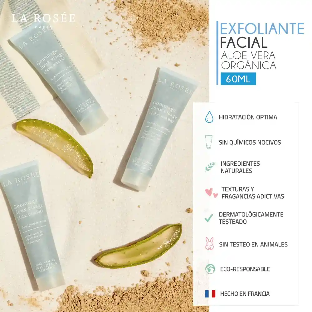 La Rosée Exfoliante Facial - Aloe Vera/ Jojoba