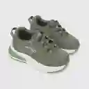 Zapatillas Deportiva de Niño Verde Militar Talla 22 Colloky