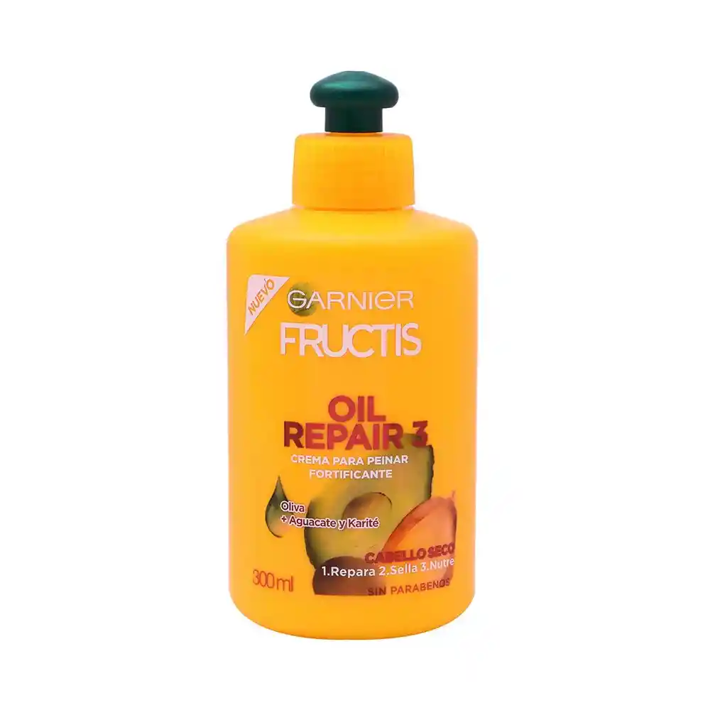 Fructis Crema Para Cabello Oil Repair 3 Cabello Seco