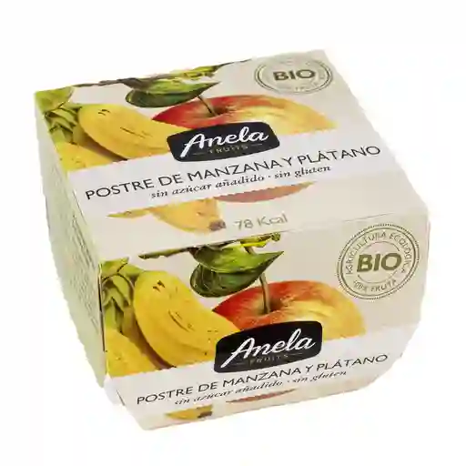 Anela Postre Frut Manzana/Plátano Bio Sin Azúcar