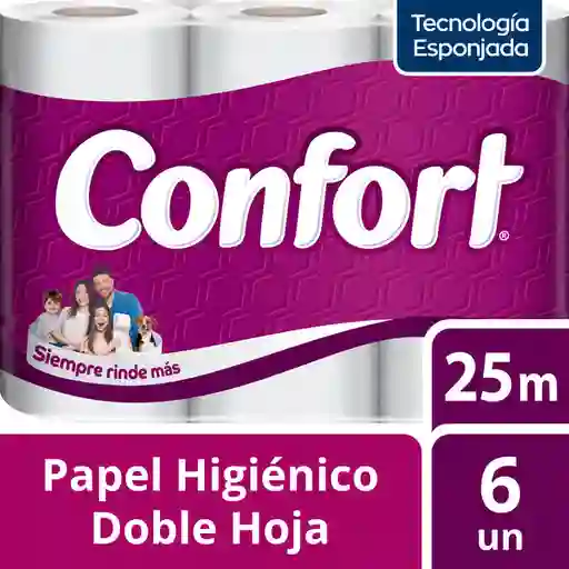 Confort Papel Higiénico Doble Hoja
