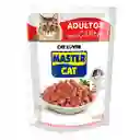 Mastercat Alimento para Gatos Adultos en Trocitos Jugosos Sabor a Carne