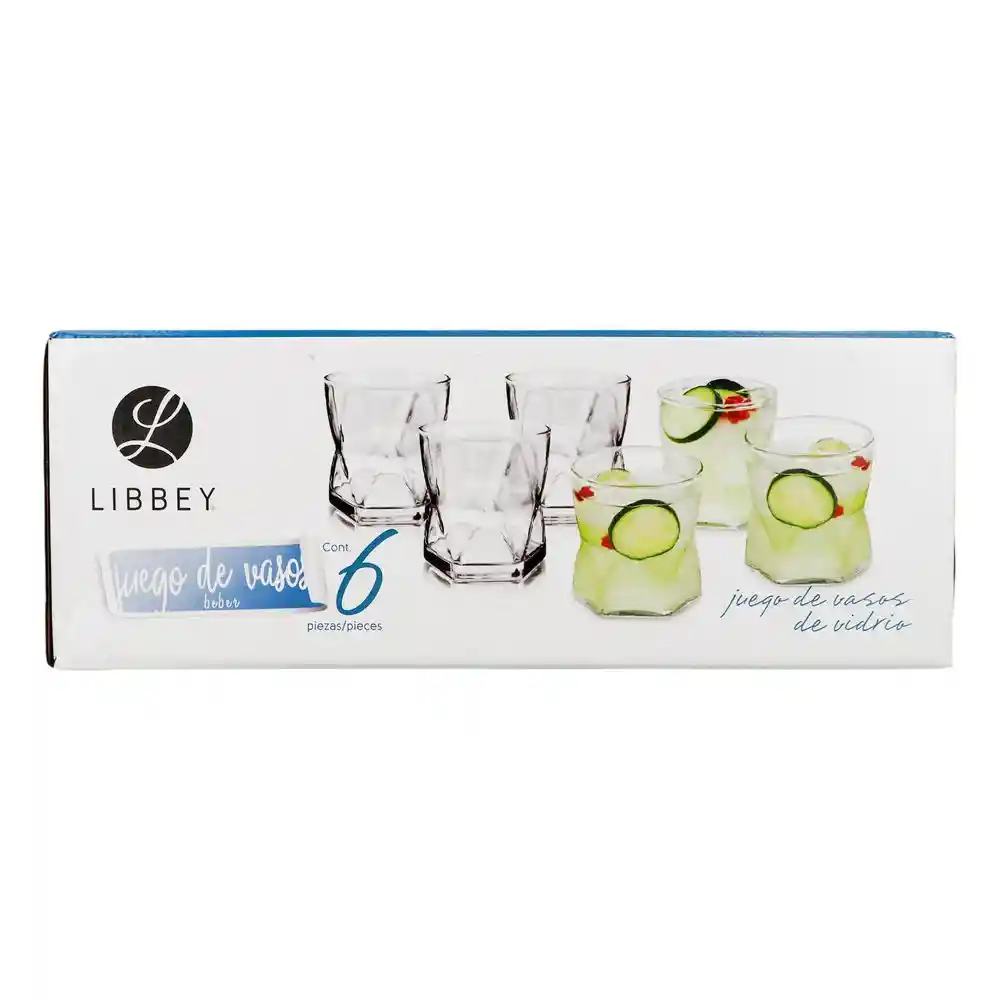 Libbey Juego De Vasos Rombus Dof