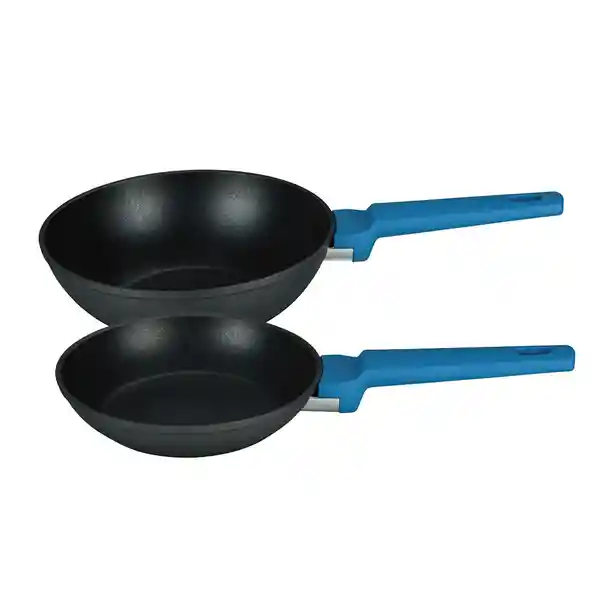 Kw Set Wok + Sartén Camden 22 cm