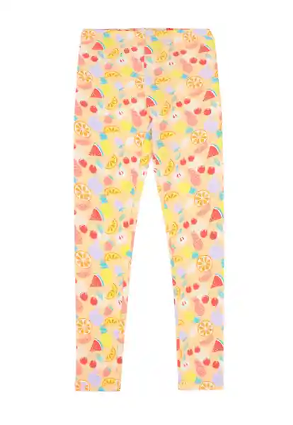 Leggins Junior Estampada Day to Day Niña Naranjo 10 782