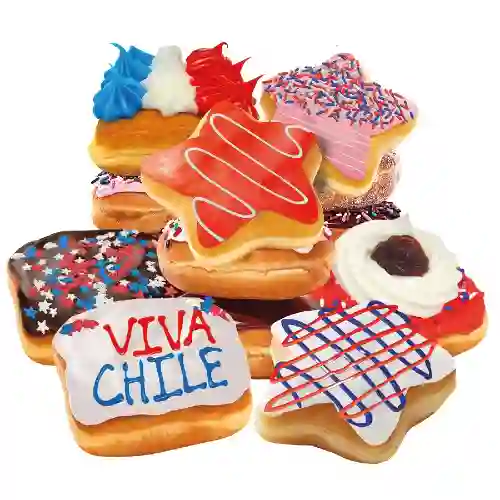 18 Donuts Fiestas Patrias!