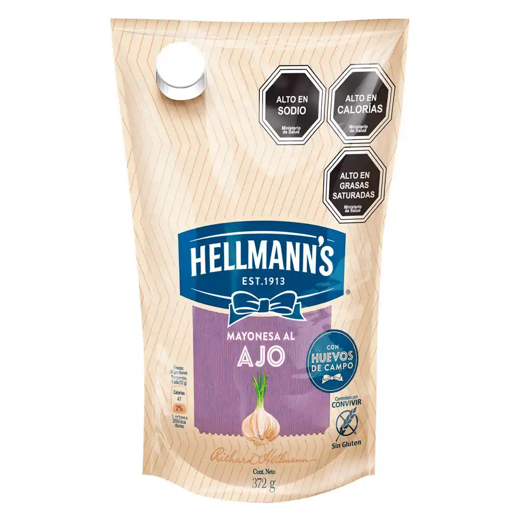 Hellmanns Salsa Mayonesa al Ajo