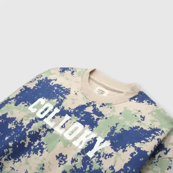 Polerón Camuflado de Niño Avena Talla 8A Colloky